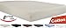 Cotton Twin Fitted-Sheet Beige - Premium Quality Combed Cotton Long Staple Fiber - Breathable, Durable & Comfortable - Deep Pocket, Hotel Quality By Utopia Bedding (Twin, Beige)