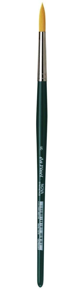 Da Vinci NOVA - Series 1570 - Synthetic Fiber Brush, School and Hobby Lines - Size 8