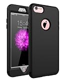 SKYLMW Case for iPhone 6 Plus, Case for iPhone 6s Plus, Three Layer Heavy Duty High Impact Resistant Hybrid Protective Cover Case for iPhone 6 Plus/6s Plus (Only for 5.5"), New Black