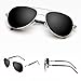 LUOMON Sunglasses Men Polarized UV Protection,Mens Sports Sun Glasses for Fishing Floating Driving Running Baseball -Silver