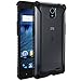 ZTE Avid Plus Case, ZTE Sonata 3 Case, POETIC Affinity Series Premium Thin/No Bulk/Slim fit/Clear/Dual Material Protective Bumper Case for ZTE Avid Plus (2016)/ ZTE Sonata 3 (2016) Black/Clear