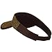 Wholesale Straw Trucker Visor (Brown/Brown) - 21860