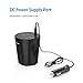 Cup Holder Car Charger 12/24V 3 USB Port 36W 7.2A + 2-Socket Cigarette Lighter Splitter 3.28ft Detachable Power Cord,Dashcam - Black