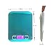 Digital Kitchen Scale Multifunction Food Scales, LCD Backlite Display, Stainless Steel Brush Surface Silver 11 lb 5 kg
