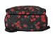 Michael Kors Abbey Medium Black Signature Leather Roses Backpack Bag