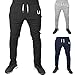 haoricu Men Sweatpants, Men Casual Sportswear Elastic Fitness Pants Workout Running Gym Trousers