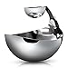 Stainless Steel Chips and Dip Bowl - Entertain in Style with Small Tiered Divided Serving Dish Holder for Dips, Appetizers, Condiments, Salsa, Salad, Sauces in Serveware by Pro Chef Kitchen Tools