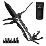 Folding Pocket Knife with Multi Screwdriver Bit Set Multitool for Home, Outdoor