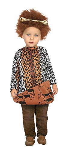 ATOSA Verkleidung Höhlenmensch / Höhlenfrau – Kinderkostüm Größe 3-4 Jahre, Mit Authentischem Steinzeit-Look