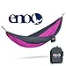 ENO Eagles Nest Outfitters - DoubleNest Hammock, Portable Hammock for Two, Charcoal/Fuchsia