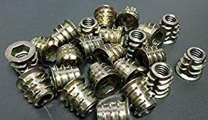 M6 TYPE D THREADED WOOD INSERT NUTS (PACK OF 25) (M6 x 15mm) - Image 3
