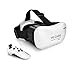Grantek Virtual Reality Headset VR 3D Glasses with Remote Controller for iPhone 5/6/6s Plus Samsung Android Video Games