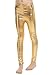 Aaronano Little Girls' Metallic Color Shiny Stretch Leggings