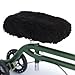 Top Glides DELUXE Universal Knee Walker Pad Cover (Black)