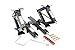 Red Hound Auto Quantity 4 24 in. RV Stabilizer Scissor Leveling Jacks with Handle, Screws, Drill Socket and Level 5000 Pound (2.5 Ton Each)