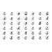 52 Pieces Cake Decorating Tips Set Storage Case,Cupcake Decoration Supplies Kit with 42 Stainless Steel Icing Tips , 2 Silicone Pastry Bag, 2 Flower Nails, 2 Couplers and 1 Wash Brush for Cookie