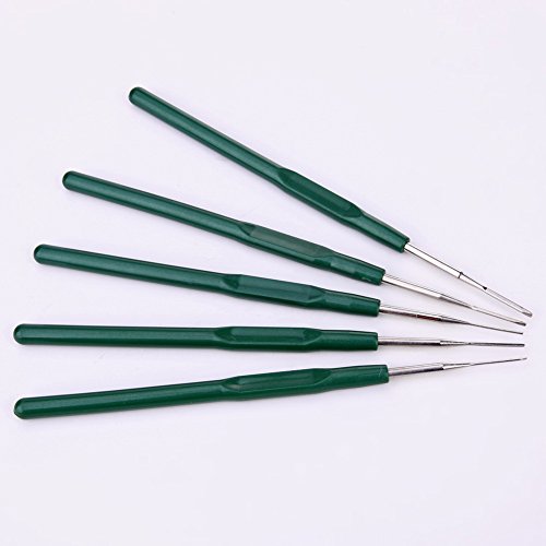 Whitelotous 5pcs Car Wire Terminal Socket Pin Removal Maintenance Titanium Alloy Steel Dismount Tool