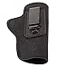 Made In USA 1911 Holster | Ultimate Suede Leather IWB Holsters - Fits All 1911 Handguns | Kimber - Colt - S & W - Sig Sauer - Rock Island & More | Concealed Carry 1911 IWB Holster | Black - Right Hand