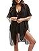 MIRMARU Women's Summer Swimwear Bikini Beach Cover Up with Trendy Lettering.