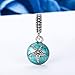 Cross Pendant Chain Necklace for Men Women Boys Inlaid with Black Agate