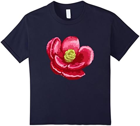 Kids Schisandra Flower T shirt Tshirt tee 6 Navy