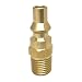 KIBOW Propane Quick Connect Fitting-Full Flow Male Plug with 1/4 Inch Male NPT Thread primary