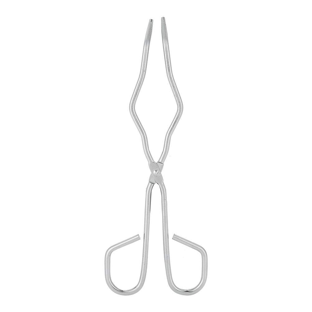 24cm Stainless Steel Crucible, Holder Clamp for Graphite Melting Furnace, Carbon Plier for Metal Refining, Jewelry Casting Tool