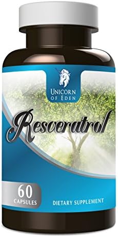 Unicorn of Eden Resveratrol - 1200mg Maximum Strength Supplement- 30 Day Supply - Non GMO, Veggie Caps