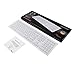 Perixx 11535 Periboard-806 Bluetooth Multi Device Keyboard for Mac OS X - White