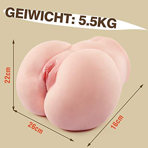 5.5KG Muschi Masturbator Realistische Pussy Masturbator 3D Liebespuppe Erotik Masturbatoren Silikon Liebe Sex Puppe Sexspielzeug für Männer Fondlove