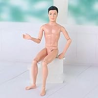 YBpineer 30cm 14 Moveable Jointed Doll Ken Male Man Naked Body Boyfriend Prince Nude Doll DIY Learning Toys for Children Toy Doll Body