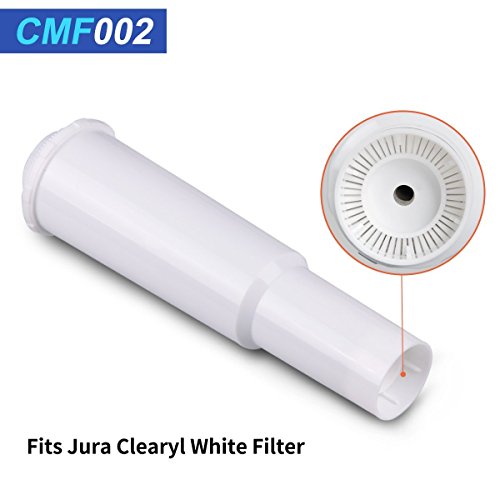 3-Pack Coffee Machine Water Filter Replacement compatible with Jura Clearyl White, Jura 7520, 64553