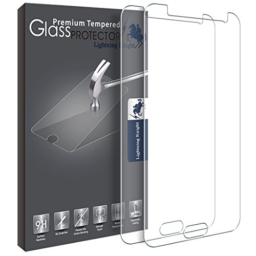 LK 2-Pack Tempered Glass Screen Protector for Samsung Galaxy J7