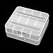 uxcell Hard Plastic Box Holder Storage Box Container for 2 x 26650 Battery