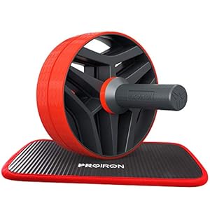 PROIRON Ab Abdominaal rolwiel met extra dikke kniebeschermer Mat – Ab Roller buiktrainer voor Core Workout, Abs…