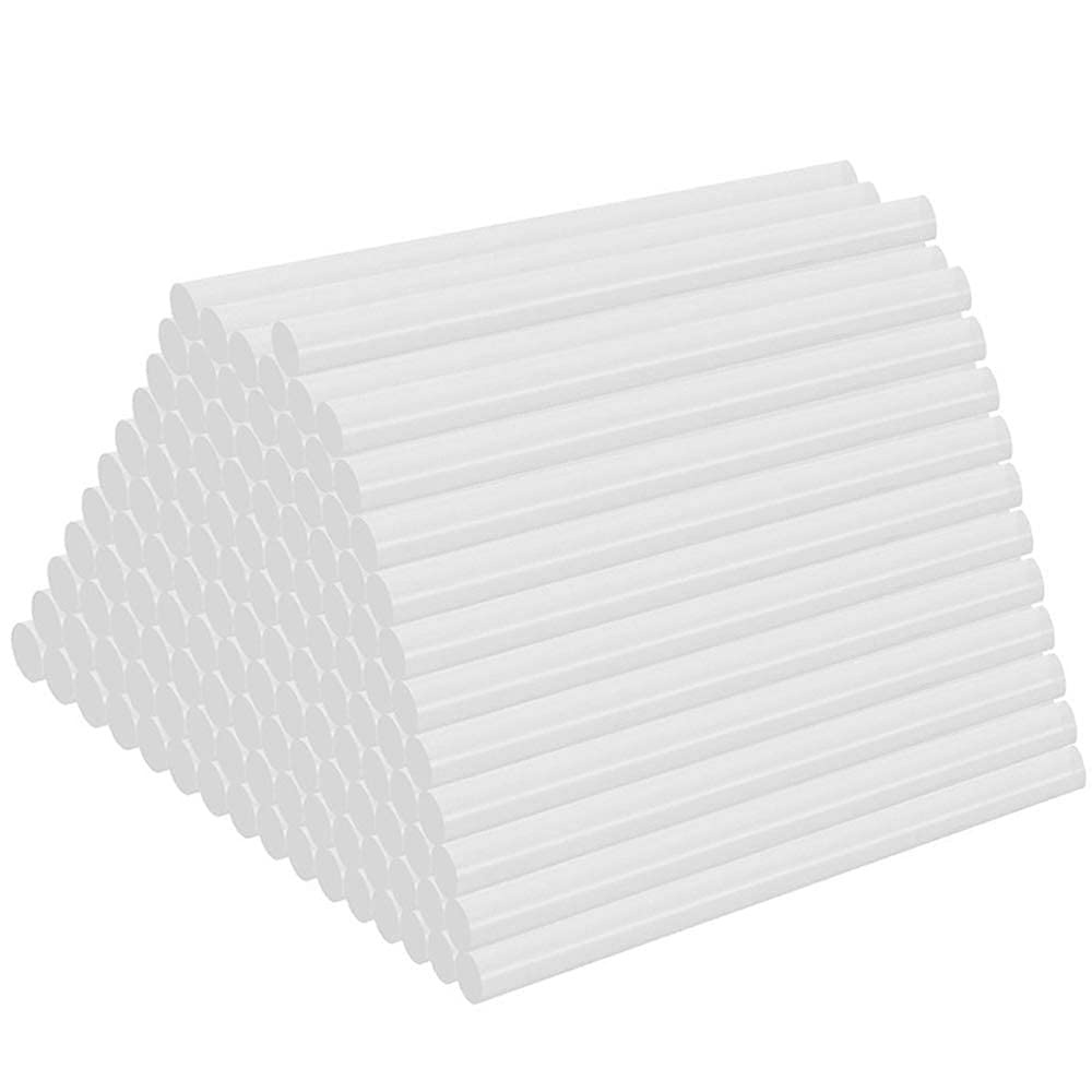 Hot Glue Sticks Glue Sticks Hot Glue Gun Stick,120 Pieces Mini Hot Glue Sticks Clear Glue Glue Sticks,Compatible with Industrial Glue Guns,No Ordor,Good Adhesion,Quickly Melt (0.27x4 Inches)