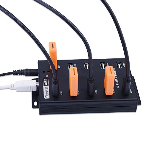 Sipolar 10 Port USB 2.0 HUB Great for Bitcoin Miner