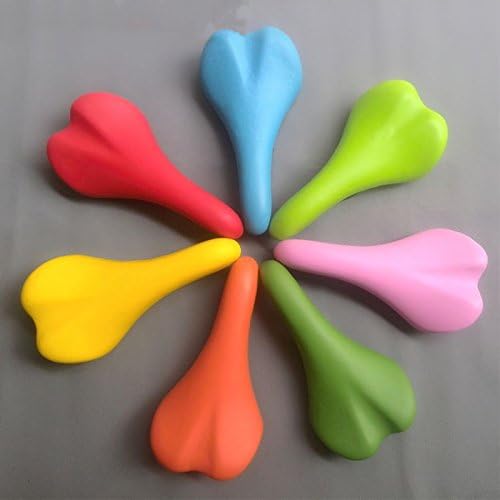 Fixed Gear Bike Saddle Bicycle Cushion Multicolor Leather Seat