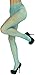 ToBeInStyle Women’s Sexy Vibrant Fine Classic Fishnet Full Footed Pantyhose - Queen Size - Turquoise