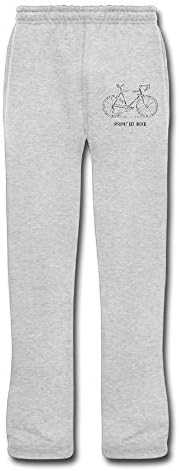 Printed Bike Super Comfy Jogger Sweatpants Long Men' Pants Grey Joggers