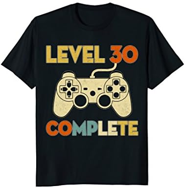 Level 30 Complete 30th Birthday Funny T-Shirt