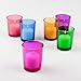 Set of 12 Blue Colored Eastland Glass Votive Candle Holders