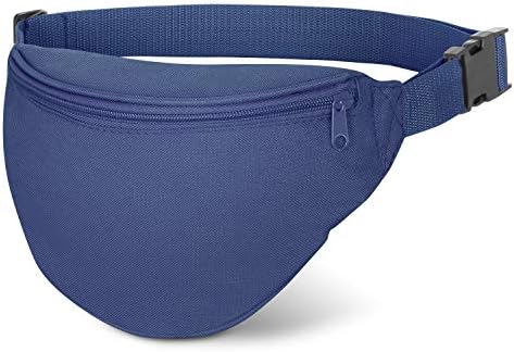 Shop Again Waist Bag, Adjustable Waist 2 Zipper Men Women Travel Running Fanny Pack Bag