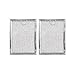 Maytag 56001069 5" x 7-5/8" x 3/32" Microwave Range Grease Mesh Range Filter 2-pack