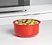 Sistema Microwave Collection Round Bowl, 30.4 oz./0.9 L, Red