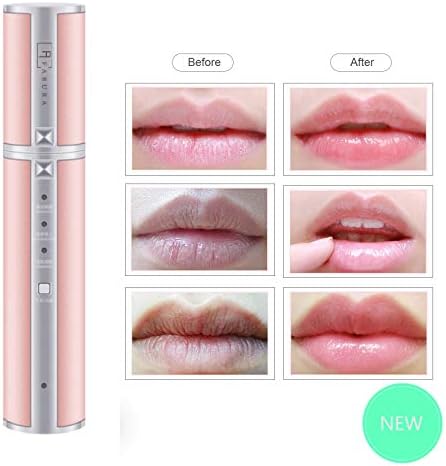 Fabura Lip Revival Exfoliating and Hydrating Lip Scrub Electric Lip Plumper With Smart Induction Moisturizes Lips Dilute Lip Lines Brighten Lip Color Women’s Gift