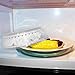 bogo Brands Splatter Guard Microwave Cover 2 Pack - Dome Plate Dish Covers for Food - Keeps Your Microwave Clean and is BPA Free