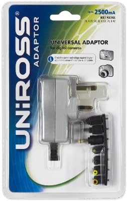 Uniross U0152570 Universal Adaptor for Digital Cameras 2500mA