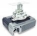 Atdec TH-WH-PJ-FM Flush to Ceiling Projector Mount for Displays up to 33-Pound, White