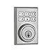 Kwikset 910 Z-Wave Contemporary SmartCode Electronic Touchpad Deadbolt, featuring SmartKey in Satin Chrome, Works with Alexa via SmartThings or Wink